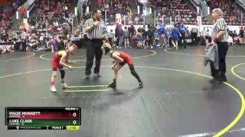 49 lbs Round 3 (4 Team) - Maize Monnett, Bedford vs Luke Clark, Clinton
