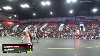 150 lbs Quarterfinals (8 Team) - Trey Parker, Dundee HS vs Guillermo Ortega, Hart HS