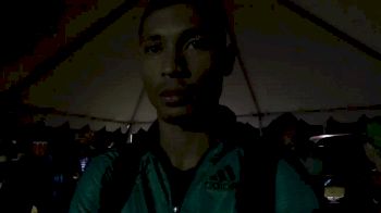 Wayde Van Niekerk after a rare US race