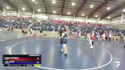 120 lbs Quarterfinal - Lane Monroe, Utah vs Jed Davis, Alaska