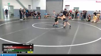 84 lbs Final - Fox McBride, Mat-Su Matmen vs Elijah Coe, KODIAK WRESTLING CLUB