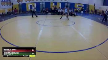 120 lbs Semis & Wb (16 Team) - Christian Iguina, Black & Blue vs Cameron Gibson, Wellington