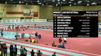 Women's 60m, Finals 1