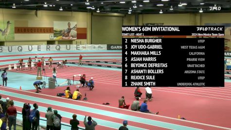 Women's 60m, Finals 1