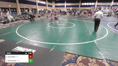 165 lbs Semifinal - Caden Gousetis, Purler Wrestling Academy vs Joseph Contreras, Pounders WC