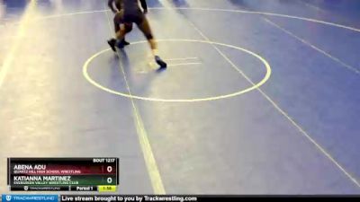 180 lbs Round 1 - Abena Adu, Quartz Hill High School Wrestling vs Katianna Martinez, Evergreen Valley Wrestling Club