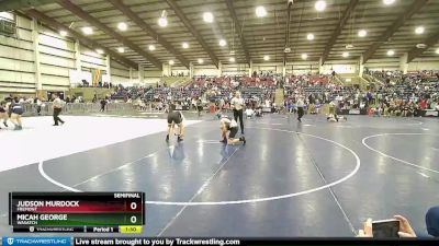 141 lbs Semifinal - Micah George, Wasatch vs Judson Murdock, Fremont