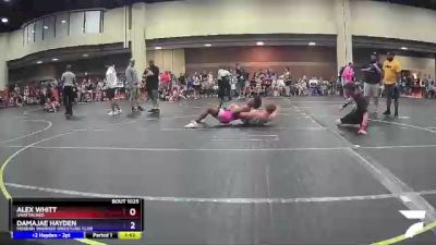 130/138 Semifinal - Alex Whitt, Unattached vs Damajae Hayden, Modern Warrior Wrestling Club