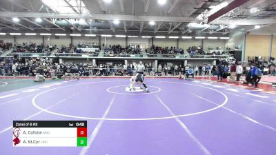 120 lbs Consi Of 8 #2 - Ayden Cofone, Windham ME vs Adam St.Cyr, Lincoln