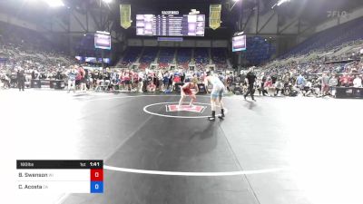 160 lbs Rnd Of 64 - Brock Swenson, Wisconsin vs Christian Acosta, California