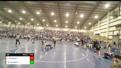 150 lbs 1st Place Match - Wyatt Hanssen, Wasatch Wrestling Club vs Judson Yorgason, Fremont Wrestling Club