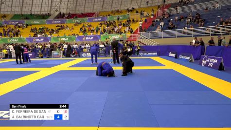 CECILIA FERREIRA DE SANTANA vs AMANDA BALBINOTTI CARVALHO 2024 Brasileiro Jiu-Jitsu IBJJF