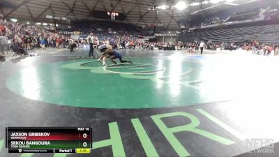 3A 182 lbs Quarterfinal - Jaxson Gribskov, Hermiston vs Sekou Bangoura, Todd Beamer