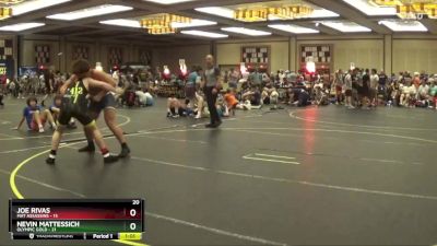 195 lbs Semis & 1st Wrestleback (8 Team) - Nevin Mattessich, Olympic Gold vs Joe Rivas, Mat Assassins