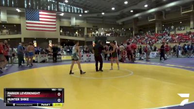 132 lbs Cons. Round 4 - Parker Leverknight, MO vs Hunter Shike, IL