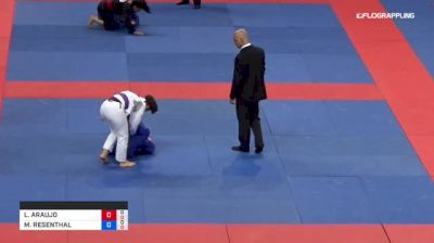 LUDIMILA ARAUJO vs MARIA RESENTHAL 2018 Abu Dhabi Grand Slam Rio De Janeiro
