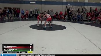 130 lbs Placement (4 Team) - Todd Gonzales, Crown Point vs Tucker Harbert, Dragon WC