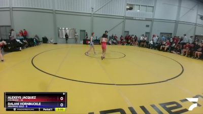 106 lbs Quarters & 1st Wb (16 Team) - Alexsys Jacquez, Colorado vs Dalani Hornbuckle, Arkansas Gold