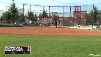 Scrap Yard Dawgs vs. Diamond Sports Hotshots, 7-3-16 - TCS Fireworks Sparkler