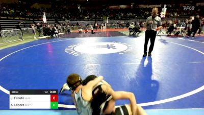 80 lbs Round Of 16 - John Fenuto, Seagull Wrestling Club vs Anthony Lopera, Buxton (NJ)