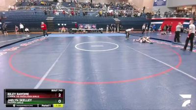 107 lbs Semifinal - Riley Rayome, Conroe The Woodlands (Girls) vs Jaelyn Skelley, Prosper (Girls)