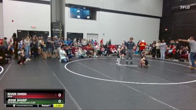 43 lbs Round 3 - Jesse Sharp, Reverence Wrestling Club vs River Owen, Dixie