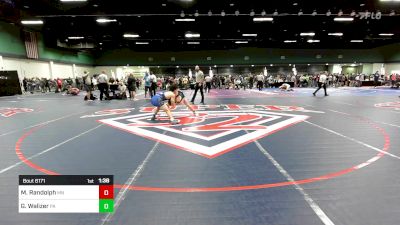 144 lbs Consi Of 32 #2 - Matthew Randolph, MN vs Griffin Walizer, PA