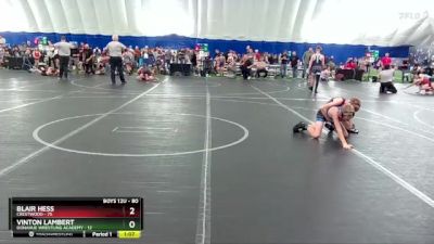 80 lbs Cons. Round 1 - Blair Hess, Crestwood vs Vinton Lambert, Donahue Wrestling Academy