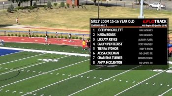 Girl's 200m, Final 1 - Age 15 - 16