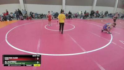 112-114 lbs Round 2 - Colton Cush, Texas vs Eli Ramirez, Brazos Valley Wrestling Club