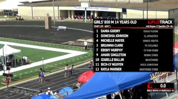 Girl's 800m, Final 1 - Age 14