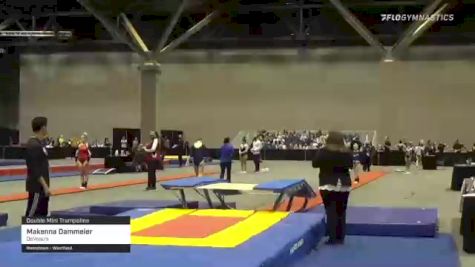 Makenna Dammeier - Double Mini Trampoline, DeVeau's - 2021 USA Gymnastics Championships