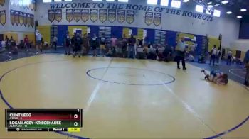 126 lbs Round 7 (8 Team) - Clint Legg, A`Dale vs Logan Acey-Kriegshauser, Alpha WC