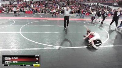 85 lbs Champ. Round 2 - Easton Rear, RT Elite vs Benny Block, Prescott