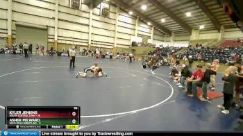 92 lbs Finals (2 Team) - Asher Milward, Gold Rush Wrestling vs Kyler Jenkins, South Central Utah
