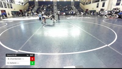 172 lbs Consi Of 8 #2 - Brian Chamberlain, The Phelps School vs Gunner Holland, Osceola High School