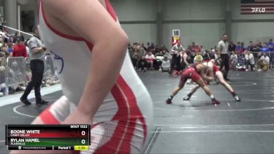 205 lbs Champ. Round 1 - Boone White, Caney Valley vs Rylan Hamel, Plainville