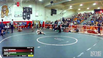 126 lbs Quarterfinal - Alex Newman, Servite vs Rene Cisneros, Northview