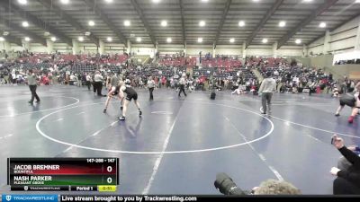 147 lbs Cons. Round 4 - Jacob Bremner, Bountiful vs Nash Parker, Pleasant Grove