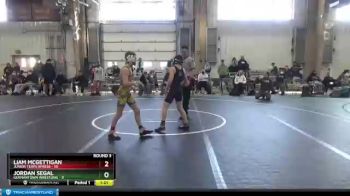 84 lbs Round 3 (4 Team) - Liam McGettigan, Junior Terps Xpress vs Jordan Segal, Germantown Wrestling