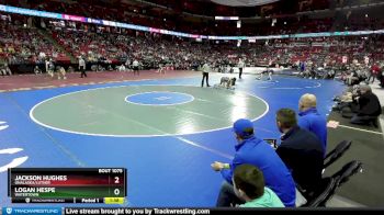D1-165 lbs Champ. Round 1 - Jackson Hughes, Onalaska/Luther vs Logan Hespe, Watertown