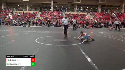 76 lbs Quarterfinal - Emmett Greene, CYWC vs Gabriel Bautista, Garden City Wrestling Club