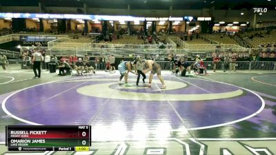 215 1A Cons. Round 3 - Omarion James, Lake Region vs Russell Fickett, Mount Dora