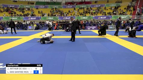 JORGE ARTHUR DE SOUZA vs LUCAS DOS SANTOS MENEZES 2024 Brasileiro Jiu-Jitsu IBJJF