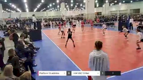 Platform 13 addidas vs I AM VBC 13 Red - 2022 JVA MKE Jamboree presented by Nike