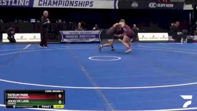 116 lbs Cons. Round 3 - Jocelyn Lass, Ursinus vs Tateum Park, Augsburg University