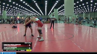 197 lbs Quarterfinal - Marcus Hankins, Wisconsin-Eau Claire vs Tristan Middlebrook, Southeastern University