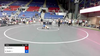 112 lbs Cons 16 #2 - Lane Fordyce, Pennsylvania vs Delanie Smith, Missouri