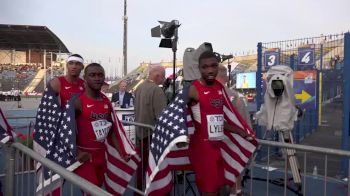 Team USA boys after 4x1 victory