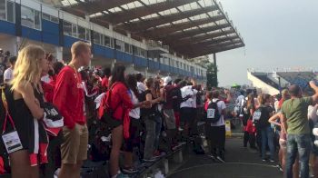 Team USA watching boys 4x4 win gold at World U20 Champs